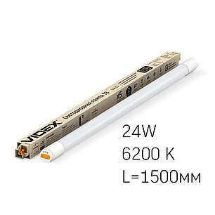Светодиодная лампа VIDEX T8 24W 150 см 6200K, стекло матовое