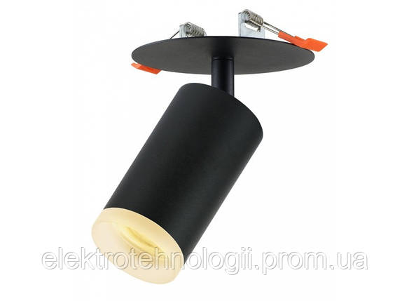 Акцентный светильник GU10 IP20 черный DLD-09B Luxel