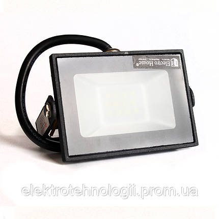 ElectroHouse LED прожектор 10W 6000K 900Lm IP65