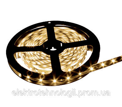 Светодиодная лента SMD5050-60 IP65 теплая белая 1м