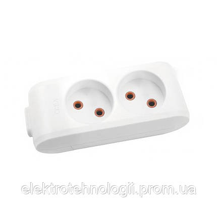 Колодка на 2 гнезда без заземления VIKO by Panasonic Multi-Let
