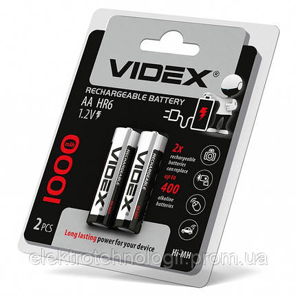 Аккумуляторы Videx HR6 / AA 1000mAh double blister / 2шт