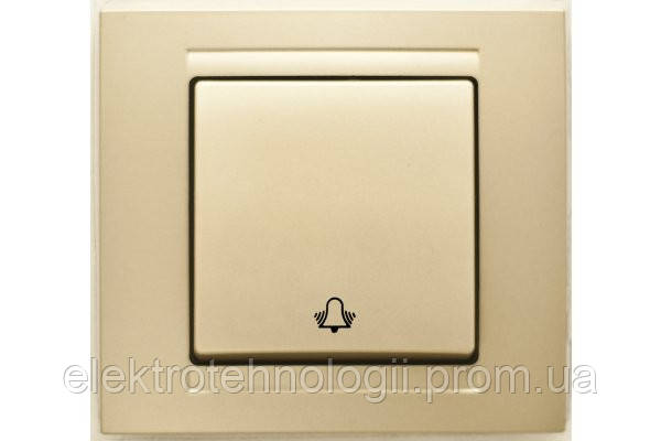 Кнопка звонка Gunsan Moderna Metallic золото