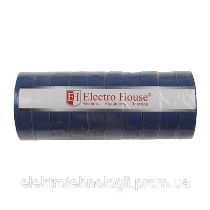ElectroHouse Изолента синяя 0,15мм х 18мм х 11м