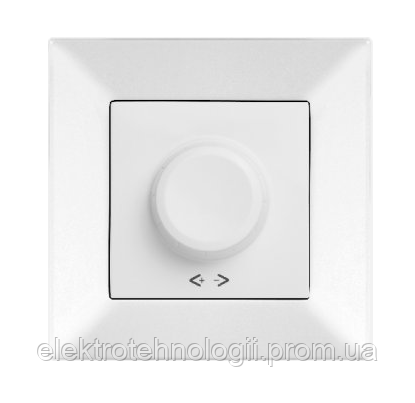Светорегулятор, диммер 600W RL поворотный белый, крем Viko Meridian