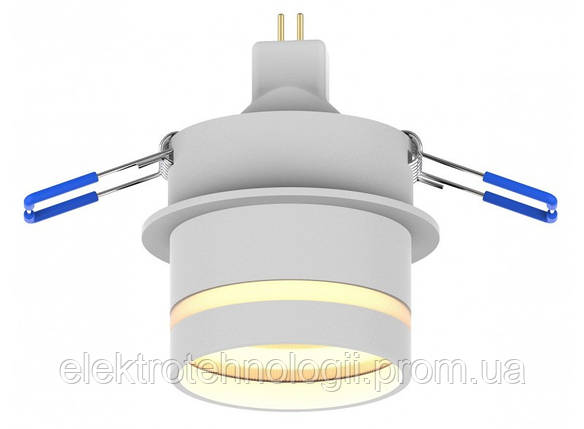 Акцентный светильник GU10 IP20 белый DLD-07W Luxel