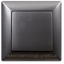 Выключатель Gunsan Visage Metallic дымчатый