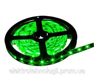 Светодиодная лента SMD5050-60 IP20 зеленая 1м
