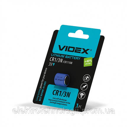 Батарейка литиевая Videx 1шт BLISTER