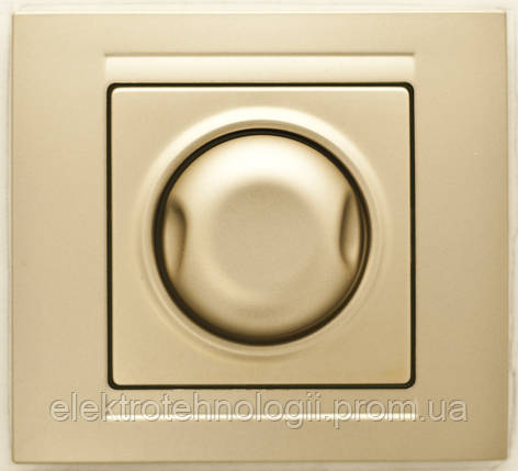 Диммер 1000W поворотный Gunsan Moderna Metallic золото