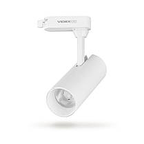 Светодиодный светильник трековый VIDEX 10W 4100K белый