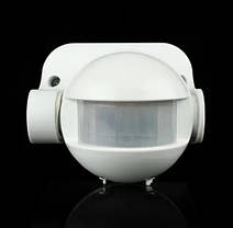 Инфракрасный датчик движения BIOM IRM-04W max 1200Вт 180°, настенный,белый