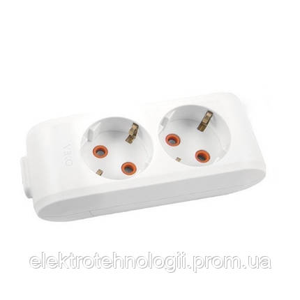 Колодка на 2 гнезда с заземлением VIKO by Panasonic Multi-Let