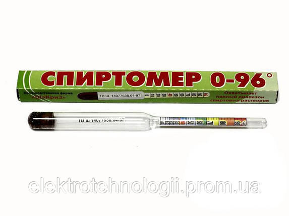 Спиртомер бытовой 0-96°