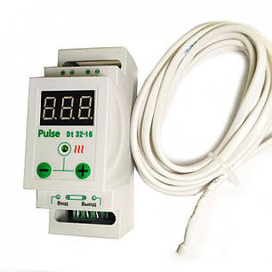 Терморегулятор DT 32-16 16A DIN-рейка цифровой Pulse