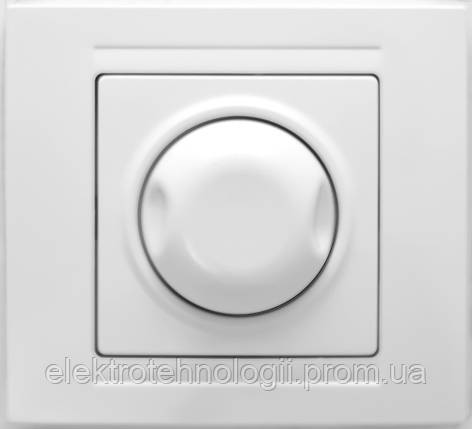 Диммер 1000W поворотный Gunsan Moderna белый