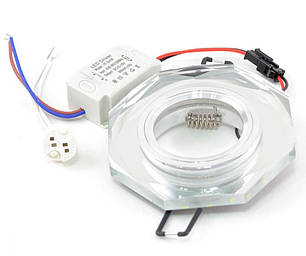 Светильник прозрачный с LED подсветкой Feron под лампу