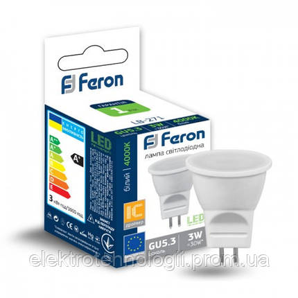 Светодиодная лампа Feron MR-11 3w 240lm 4000k