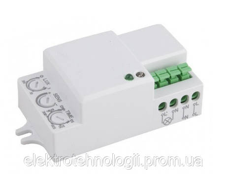 Микроволновый датчик движения Luxel 360° 1200W IP20 белый