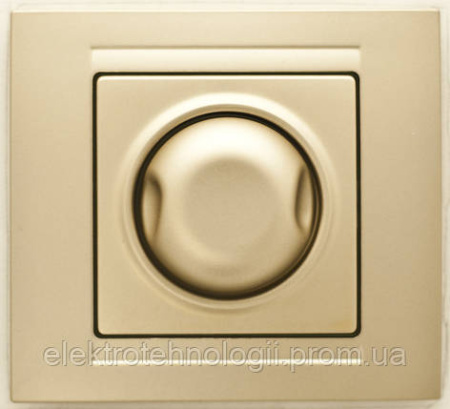 Диммер 1000W поворотный Gunsan Moderna Metallic золото