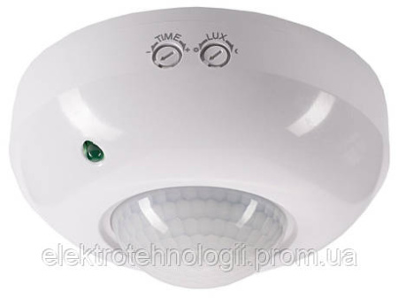 Датчик движения Luxel 360° 1200W IP20 белый