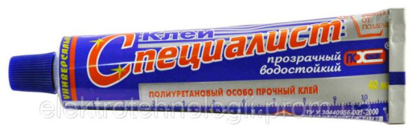 Клей "Специалист" прозрачный универсальный 40 мл