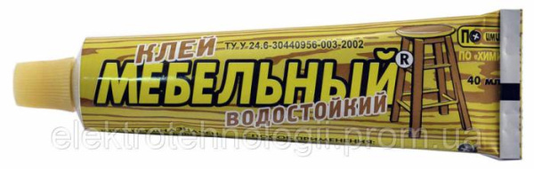 Клей «Мебельный» водостойкий 40 мл