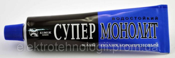 Клей универсальный водостойкий «Супер монолит» 40 мл