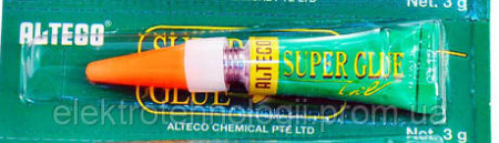 Супер клей «ALTECO гель», 3г